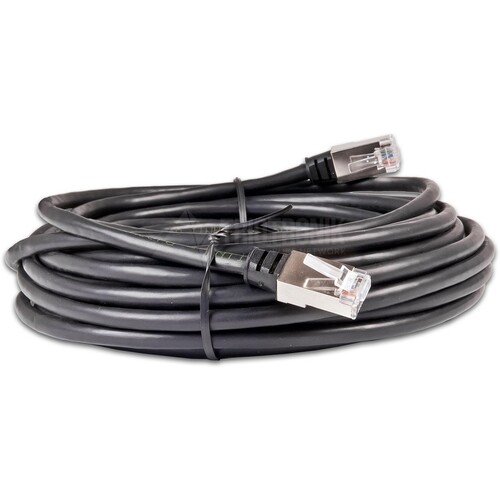 PKW-OUT-K5E 15.0 Wirewin Outdoor Anti-UV PVC Mantel Patchkabel KAT5e Schwarz Produktbild Additional View 1 L