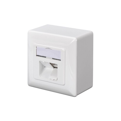 DN-9007-S-1 Digitus CAT6A Datendose AP 2xRJ45 STP reinweiß Produktbild Additional View 1 L