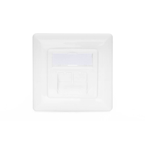 DN-9007-1 Digitus CAT6A Datendose UP 2xRJ45 STP reinweiß Produktbild Additional View 1 L