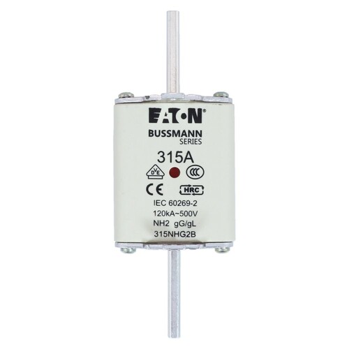 315NHG2B Eaton NH FUSE 315A 500V GL/GG SIZE 2 DUAL IN Produktbild Additional View 1 L