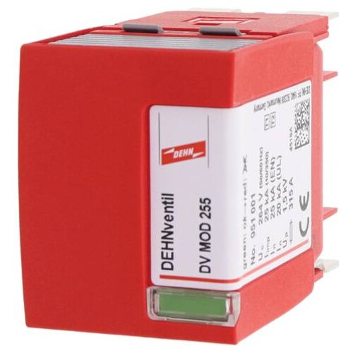 951001 DEHN Kombiableiter TYP1 Funken- streckenschutzmodul f. DEHNventil M Produktbild Additional View 1 L