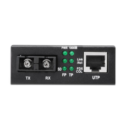 DN-82120-1 Digitus Media Conv.SC/RJ45 Multimode 1000T an 1000SX/MM/SC, 500M Produktbild Additional View 1 L