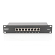 DN-91608S Digitus CAT.6  Patchpanel, 8xRJ45 STP 10 1HE, RAL9005, STP Produktbild Additional View 1 S