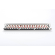 DN-91624S-EA Digitus CAT.6a  Patchpanel, 24xRJ45 19 1HE, RAL7035, LSA Produktbild Additional View 1 S