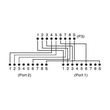 DN-93904 Digitus Patchk.adap. 2x1xRJ45 Cat5e 1-1,2-2,3-3,4-1,5-2,6-6,7-3,86 Produktbild Additional View 1 S