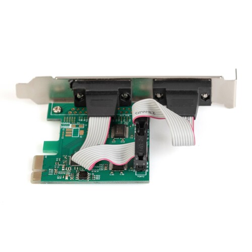 DS-30000-1 Digitus PCI Express 2 PORT Seriell 2x Seriell (DSUB 9) Produktbild Additional View 1 L