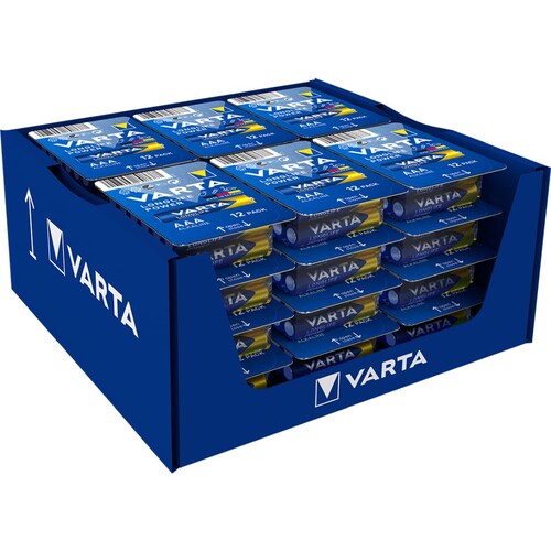 04903301112 VARTA LONGLIFE Power AAA (12STK.-BL.) Big Box Micro Batterie LR03 Produktbild Additional View 1 L