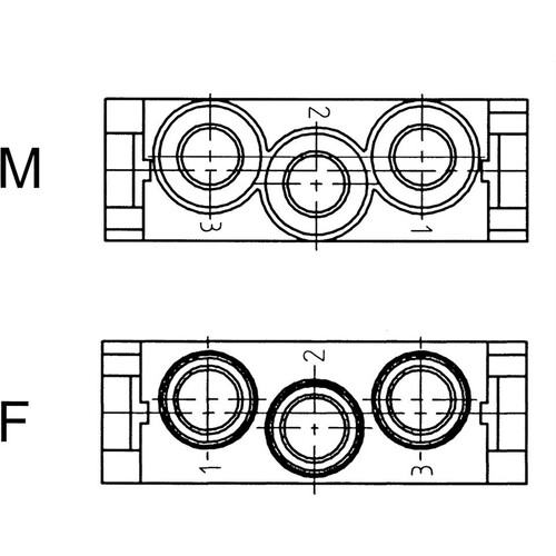 10399800 MCS 3 CM-HV STECKERMODUL (1000V 50A) Produktbild Additional View 1 L