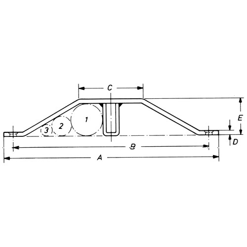 61717070 KABELTUNNEL ST 3 STAHL Produktbild Additional View 1 L