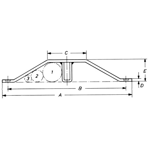 61717070 KABELTUNNEL ST 3 STAHL Produktbild Additional View 1 L