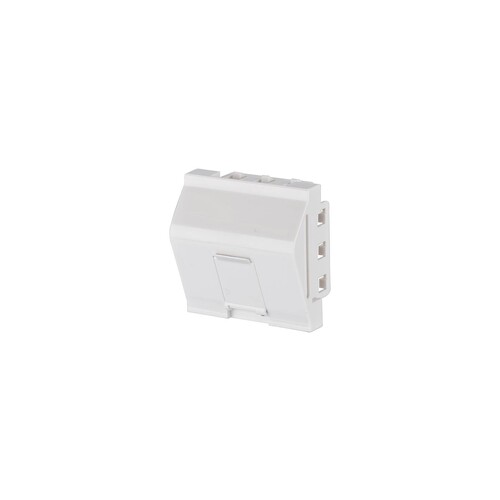 130914J4502KE Metz Connect Keystone Anschlussdose 45x45 mm 1 Port unbestück Produktbild Additional View 1 L