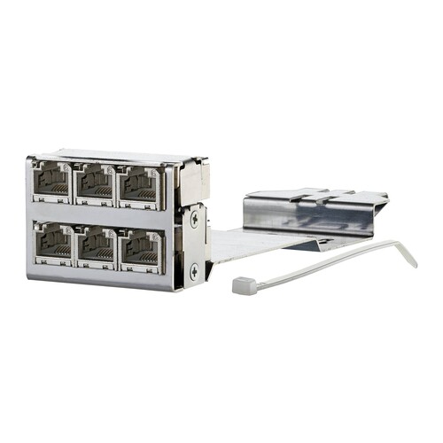 130D2CMC6-E Metz Connect DCCS2 Baugruppe 6 Port RJ45-Cross Connect Produktbild Additional View 1 L