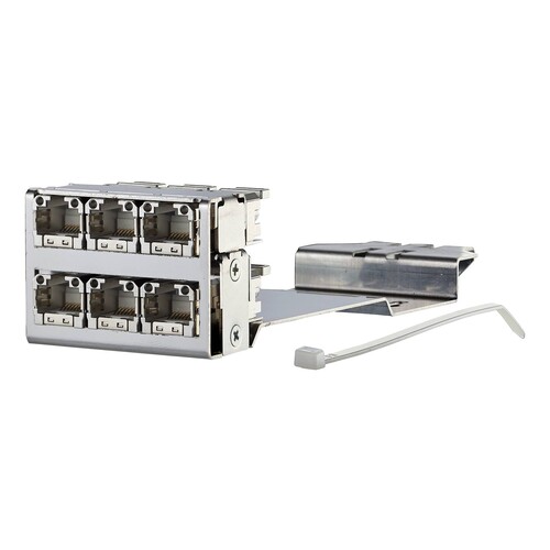 130D2CMM6-E Metz Connect DCCS2 Baugruppe 6 Port RJ45 Produktbild Additional View 1 L