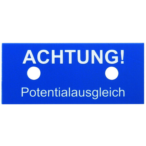 480599 DEHN Hinweisschild ACHTUNG! Potentialausgleich Produktbild Additional View 1 L