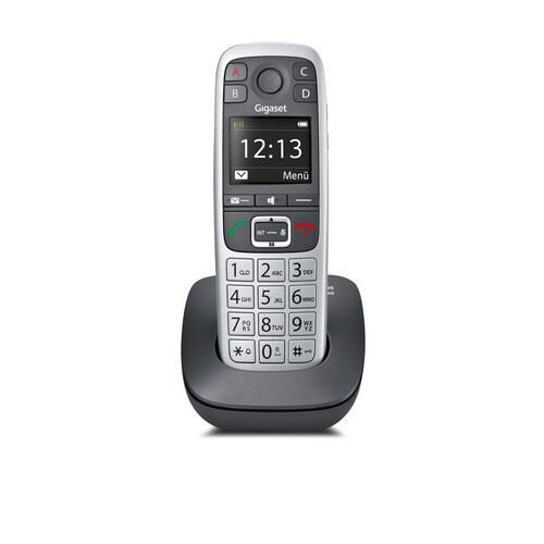 S30852-H2708-C101 Gigaset E560 Dect Clip Schnurlostelefon silber Produktbild Additional View 1 L