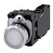 3SU1156-0AB60-1FA0 Siemens Drucktaster, beleuchtet, 22mm, rund, Metall, hochgla Produktbild Additional View 1 S