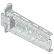 10314 Trayco WBI30 0400 DG Klemmausleger I Profil   Wall Bracket I-Profile Produktbild Additional View 1 S