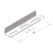 11555 Trayco CT110 J PG Kabelrinne Verbinder   Cable Tray Joint Produktbild Additional View 1 S