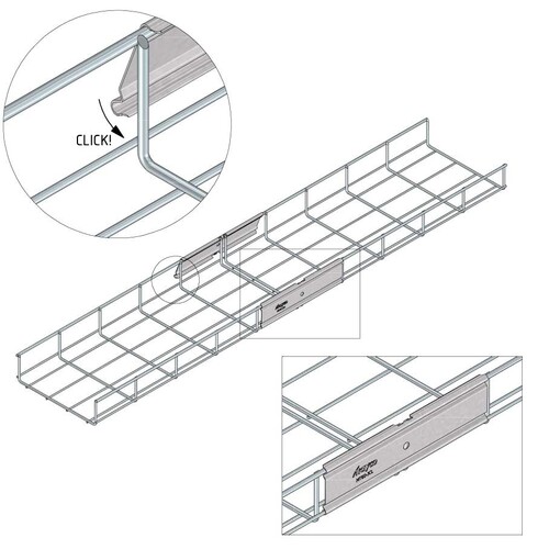 14163 Trayco MTL60-300-3EG Gitterrinne leicht 300mm Produktbild Additional View 1 L