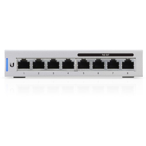 US-8-60W Ubiquiti UniFi Switch, 8 Port, 60W Produktbild Additional View 1 L