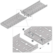 13822 Trayco CTLI35 200 3PG Kabelrinne integr. Verb leicht   Cable Tray interl Produktbild Additional View 1 S