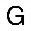 99221.003.G RZB Buchstabe G,60mm Produktbild Additional View 1 S