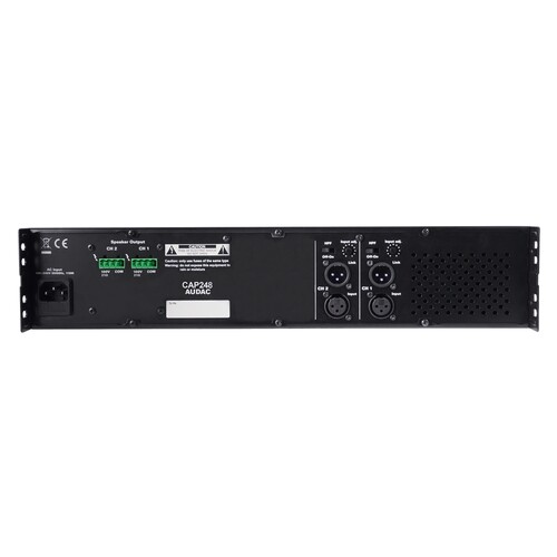 CAP248 Audac Verstärker Endstufe 2-Kanal 2 X 480W, 100V Produktbild Additional View 1 L