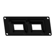 Casy107/B Caymon Casy 1 fach Modul für 2x Keystone Adapter, schwarz Produktbild 1 S