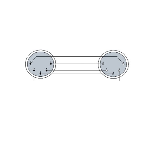 CLD955/10 Procab DMX-Kabel m/f 10m AES, 110 Ohm 5pol Produktbild Additional View 1 L