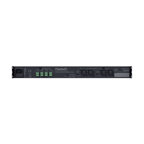 EPA104 Audac Endstufe 4 Kanal Class D Verstärker 4 x 100W   Estar & Crossover Produktbild Additional View 1 L