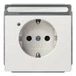 5UB1854-1 Siemens DELTA style SCHUKO- Steckdose mit Schriftf., Betriebsa. und Produktbild Additional View 1 S