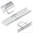 10585 Trayco MT60 400 3DG Gitterrinne Mesh Tray Produktbild Additional View 1 S