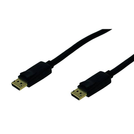 918.0951 Bachmann Displayport Kabel schwarz mit 1,0m Kabel Stecker/Stecker Produktbild front M