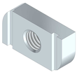 10564 Trayco SLN41 06 DG Gleitmutter   Sliding Nut Produktbild Additional View 1 S