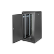 DN-19-22U-6/6-B-1 Digitus 19 Schrank 22HE Glastür T 600 H1150 x B600 x T600 Produktbild 1 S