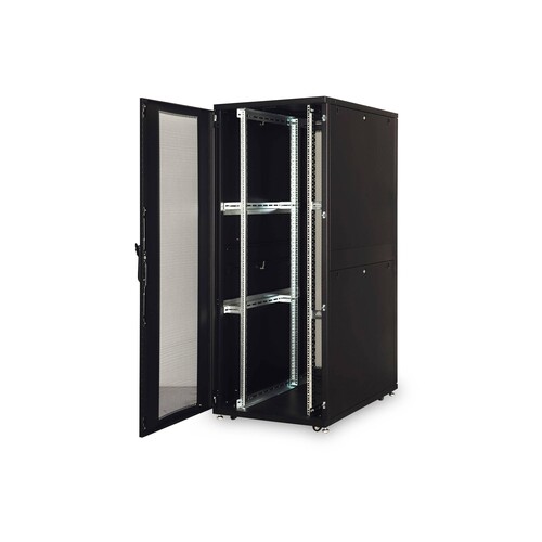 DN-19-SRV-42U-8/12B Digitus Serverschrank 42HE Per.Tür H1970x B800  Produktbild Additional View 1 L