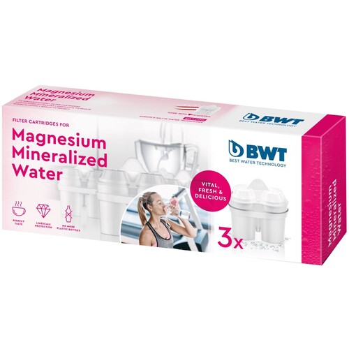 814133 BWT Magnesium Mineralized Wasser- filter Kartusche MG 2+ (3 Stück Packung) Produktbild Additional View 1 L