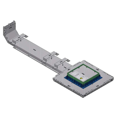 15624 Trayco FS-FD-FB38-350-PG Unterflurkanal Befestigungsbügel 350mm Produktbild Additional View 1 L