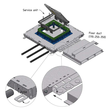 15638 Trayco FS-BOX38-SQ-260-500-PG Unterflurdose Breite 515x515mm Höhe 38mm Produktbild Additional View 1 S