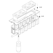 15646 Trayco FS-AC-HO-260-4-45-PA9011 Gerätebecher für Modul 45mm schwarz Produktbild Additional View 1 S