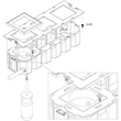 15647 Trayco FS-AC-HO-260-3-50-PA9011 Gerätebecher schwarz Produktbild Additional View 1 S