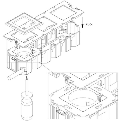 15647 Trayco FS-AC-HO-260-3-50-PA9011 Gerätebecher schwarz Produktbild Additional View 1 L