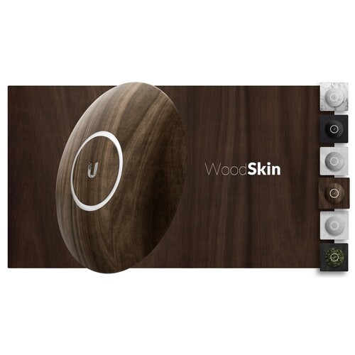 NHD-COVER-WOOD-3 Ubiquiti Wood Design Upgradable Casing for nanoHD, 3-Pack Produktbild Additional View 1 L