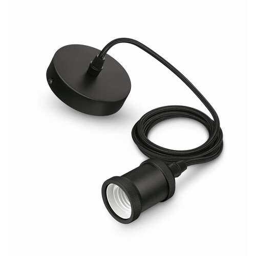 16776200 Philips Lampen CORD/modern/E27/black 1CT EU Produktbild Additional View 1 L