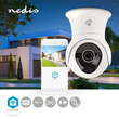 WIFICO20CWT Nedis Kabellose Smart IP Kamera | Schwenk /Neigefunktion | Full Produktbild Additional View 1 S