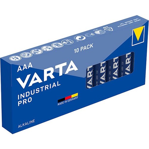 04003211111 Varta Industrial 4003/K10 AAA/LR03 Micro Batterie (10 Stk. Karton) Produktbild Additional View 1 L