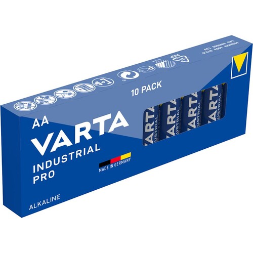 04006211111 Varta Industrial 4006/K10 AA/LR06 Mignon Batterie (10 Stk. Karton) Produktbild Additional View 1 L