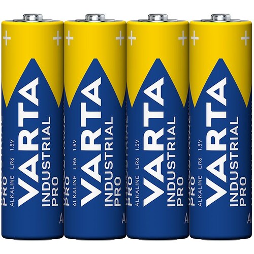 04006211354 Varta Industrial 4006/K4 AA/LR06 Mignon Batterie (4er Folie) Produktbild Additional View 1 L