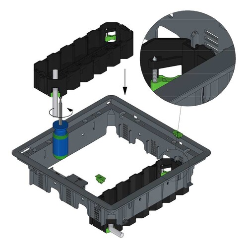 15645 Trayco FS AC HO 260 PA9011 Gerätebecher Produktbild Additional View 1 L