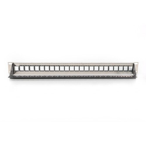 DN-91411-LF Digitus Modulares Patchpanel für Keystone Jacks 1HE   unbestückt Produktbild Additional View 1 L